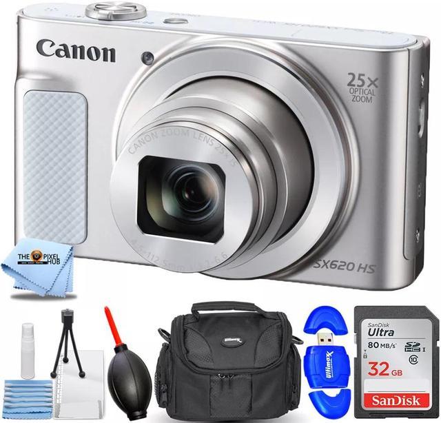 Canon PowerShot SX620 HS 20.2-Megapixel Digital Camera White popular Wi-Fi