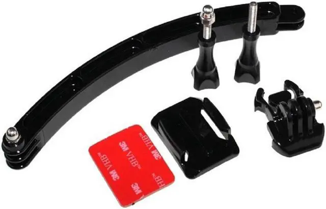 Main image of Adjustable Curved Helmet Self Arm Mount Holder for GoPro HERO9 8 7 6 5 4 3+