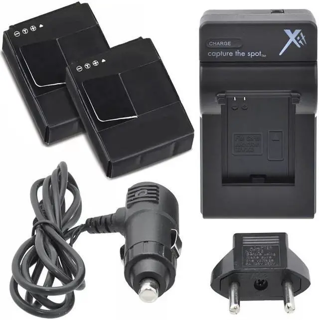 Main image of Extended Life Replacement 2x Battery and Charger AHDBT-301 GoPro HERO3 HERO3+