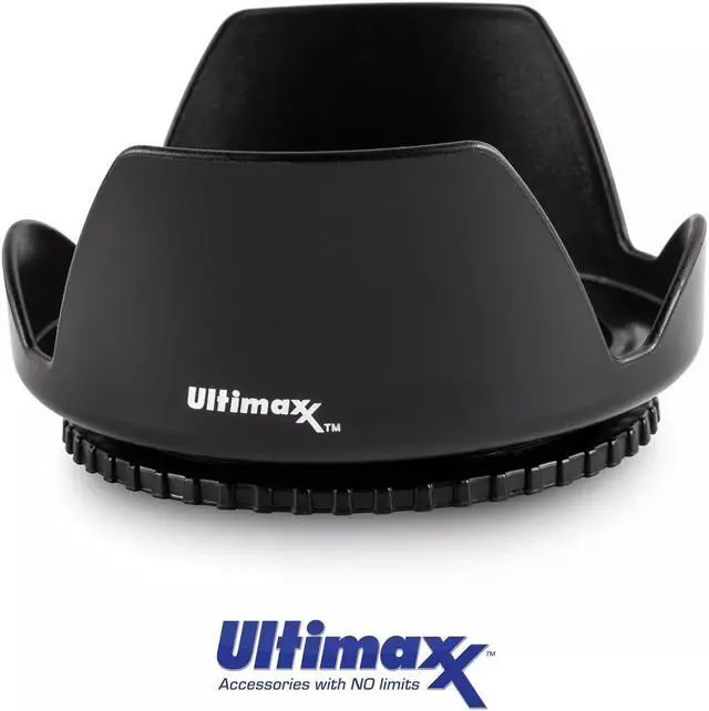 Main image of ULTIMAXX Polaroid Tulip Camera Threaded Lens Hood 62mm (Prevents Lens Flare)