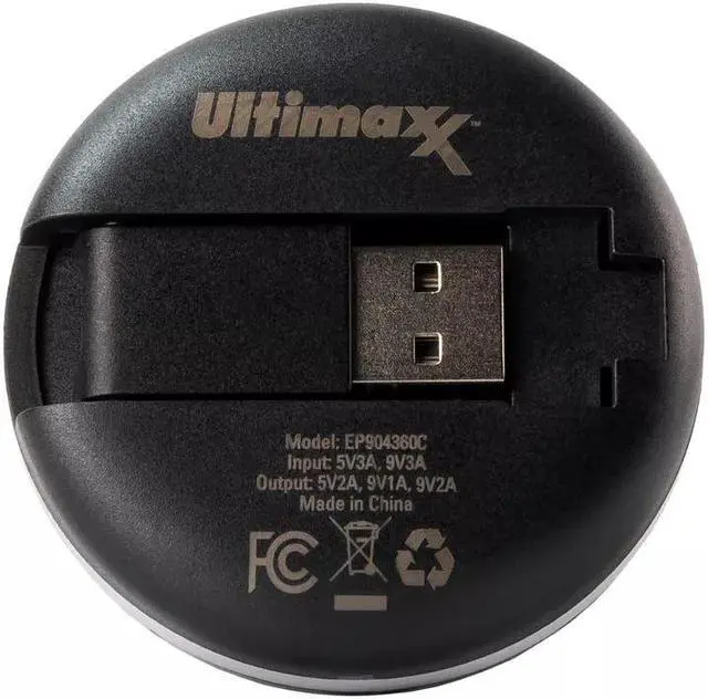 Alt view image 3 of 3 - Ultimaxx Qi Fast Wireless Charger & Travel Kit for Smartphone