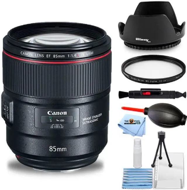 Main image of Canon EF 85mm f/1.4L IS USM Lens 2271C002 - Essential Accessory Bundle