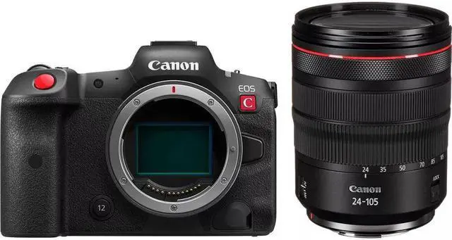 Alt view image 2 of 2 - Canon EOS R5 C Mirrorless Cinema Camera and RF 24-105mm f/4L IS USM Lens 7PC Kit