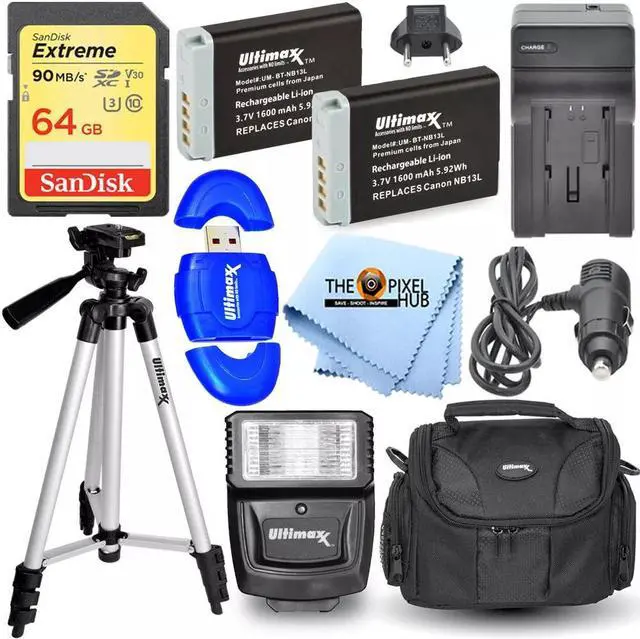 Main image of MEGA Accessory Bundle Kit for Canon SX720 SX730 SX740 SX620 G7 X II III G5 X III