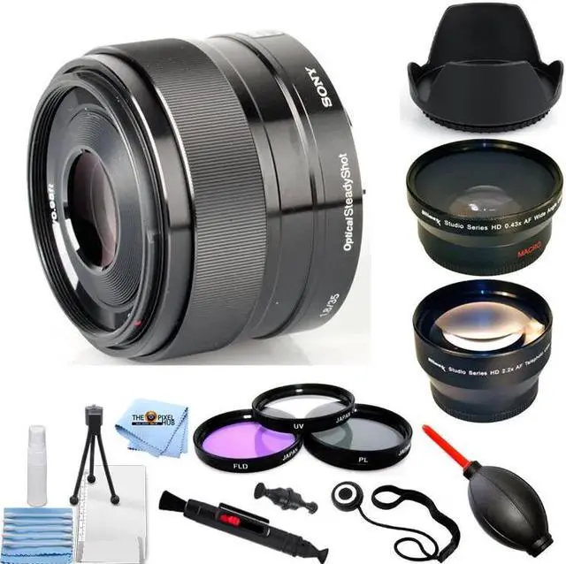 Main image of Sony 35mm f/1.8 OSS Alpha E-mount Prime Lens SEL35F18 - Filter Kit Bundle