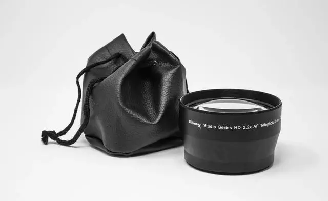 Alt view image 2 of 3 - 2X Telephoto Zoom Anti-Reflection Lens with Adapter Ring 62/72 67/72 77/72 82/72
