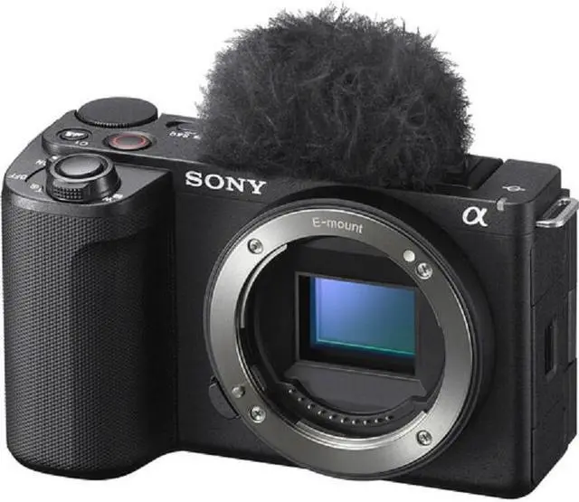 Alt view image 3 of 6 - Sony ZV-E10 II Mirrorless Camera (Black) ZVE10M2B - 12PC Accessory Bundle