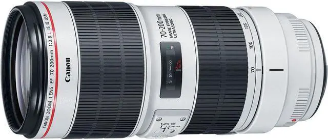 Alt view image 5 of 7 - Canon EF 70-200mm f/2.8L USM Telephoto Zoom Lens 2569A004 - 7PC Accessory Bundle