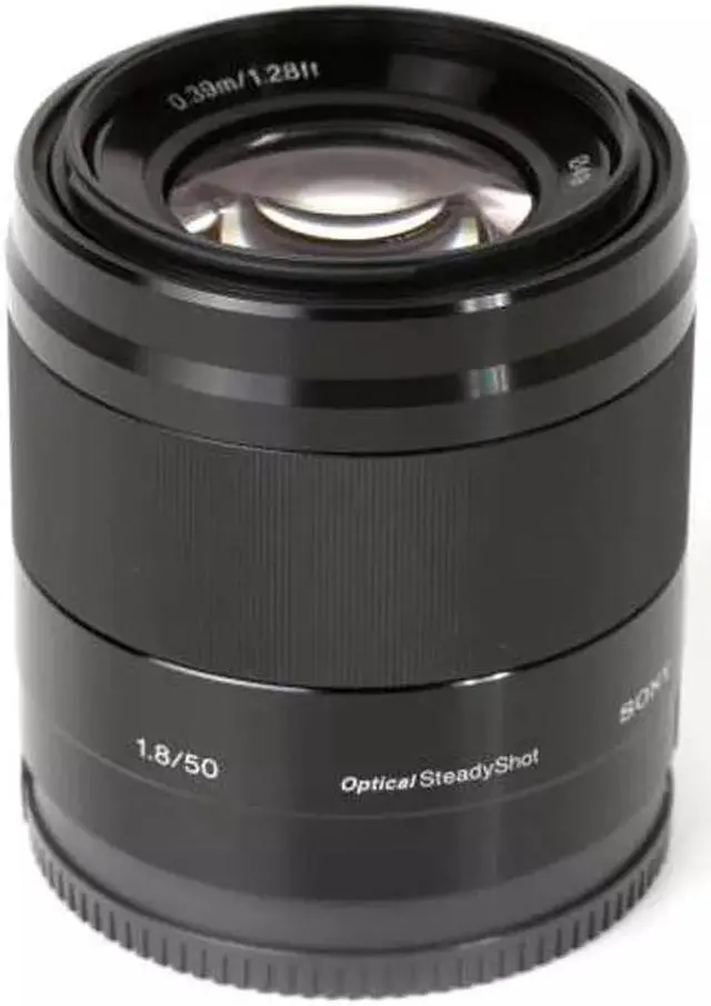 Alt view image 2 of 5 - Sony E 50mm f/1.8 OSS Lens (Black) SEL50F18/B - 7PC Accessory Bundle