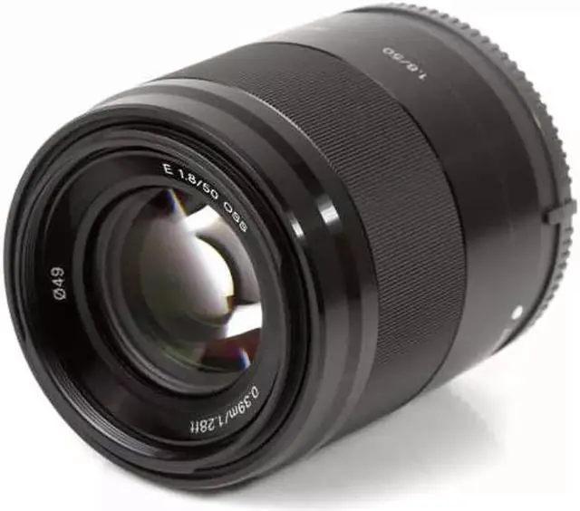 Alt view image 3 of 5 - Sony E 50mm f/1.8 Lens for Sony E Mount Nex (Black) - 10PC Accessory Bundle