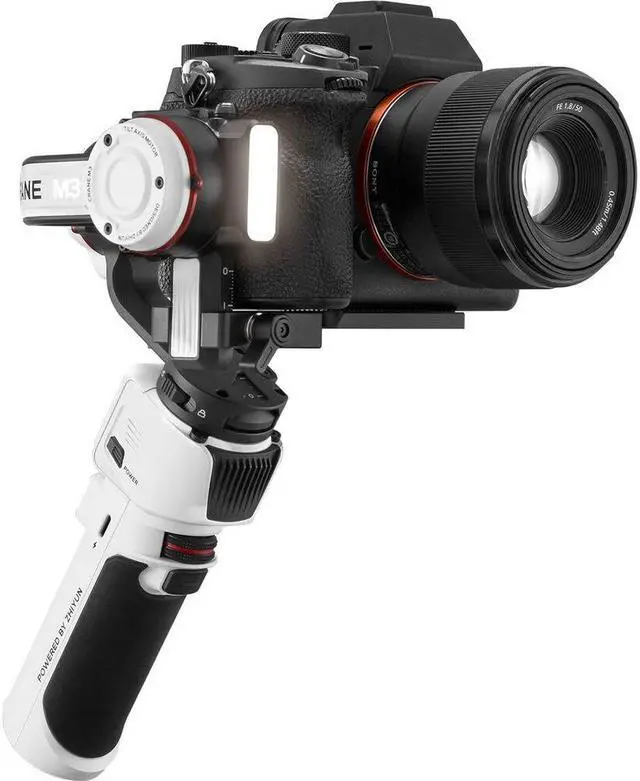 Alt view image 5 of 6 - Zhiyun-Tech CRANE-M3 3-Axis Handheld Gimbal Stabilizer (Standard Kit) - Bundle
