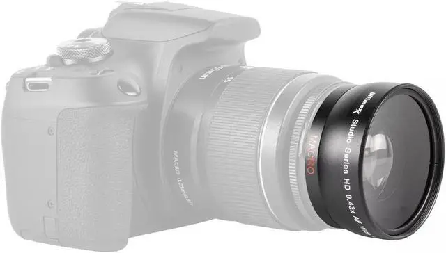 Alt view image 6 of 6 - 52mm 0.43x ULTIMAXX Professional Wide Angle Lens with Macro for Canon Nikon Sony