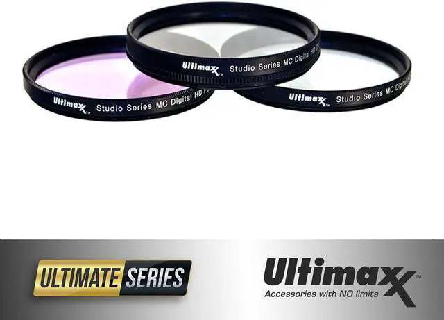 Alt view image 2 of 4 - ULTIMAXX 46mm 3-Piece Multi-Coated HD UV / CPL / FLD Filter Set 46mm