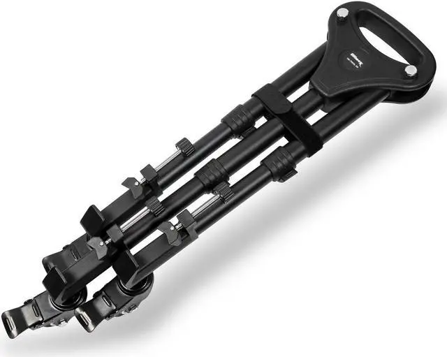 Alt view image 3 of 6 - ULTIMAXX Professional Camera Tripod Dolly Folding Heavy Duty Wheels