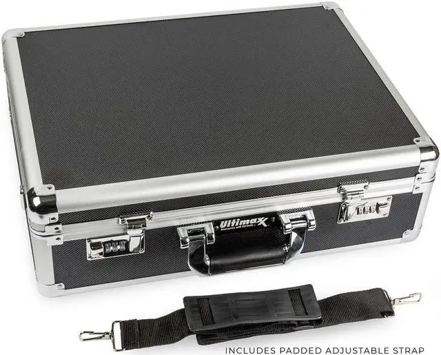 Alt view image 4 of 6 - Medium Aluminum Camera Drone Case DIY Customizable Foam with Dual Combo Locks