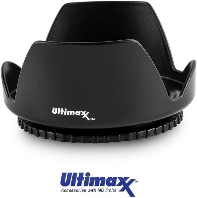 72mm Hard Tulip Lens Hood for Canon, Nikon, Sony, Pentax, Olympus