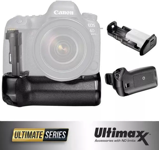 Main image of ULTIMAXX Pro Camera Battery Grip Replacement for Canon BG-E21 for 6D Mark II