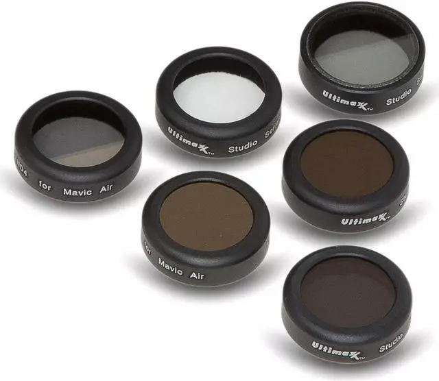 Alt view image 3 of 6 - 8 Piece Lens Filter Kit PLUS Cloth & Case for DJI Mavic Air Drone Quadcopter