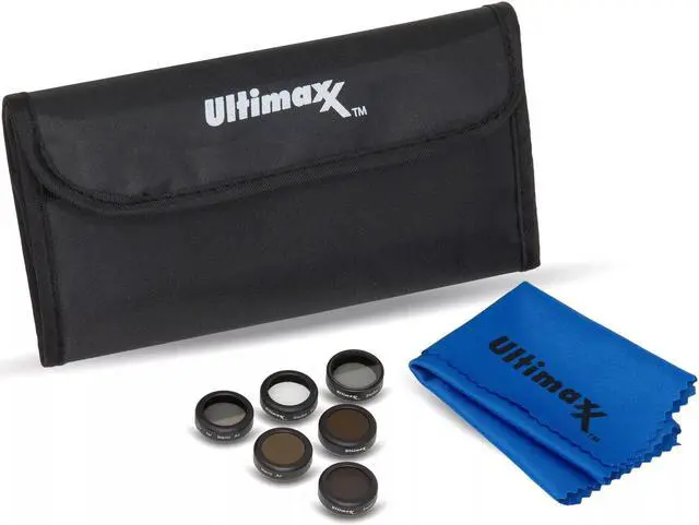 Alt view image 2 of 6 - 8 Piece Lens Filter Kit PLUS Cloth & Case for DJI Mavic Air Drone Quadcopter