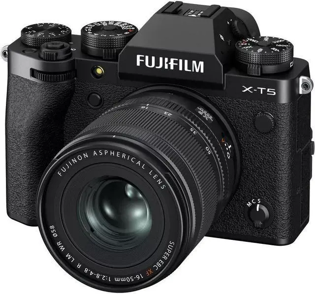 Alt view image 2 of 5 - FUJIFILM X-T5 Mirrorless Camera with XF 16-50mm f/2.8-4.8 Lens (Black) 7PC Kit