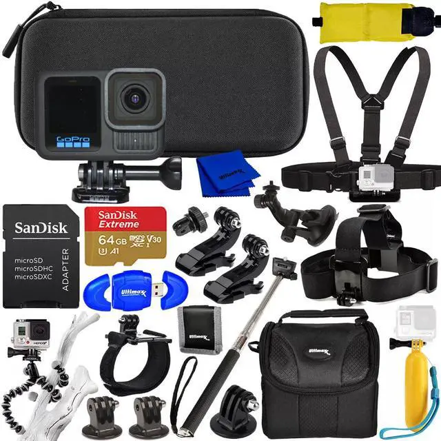 Main image of GoPro HERO13 Black Action Camera Specialty Bundle - 18PC Accessory Bundle