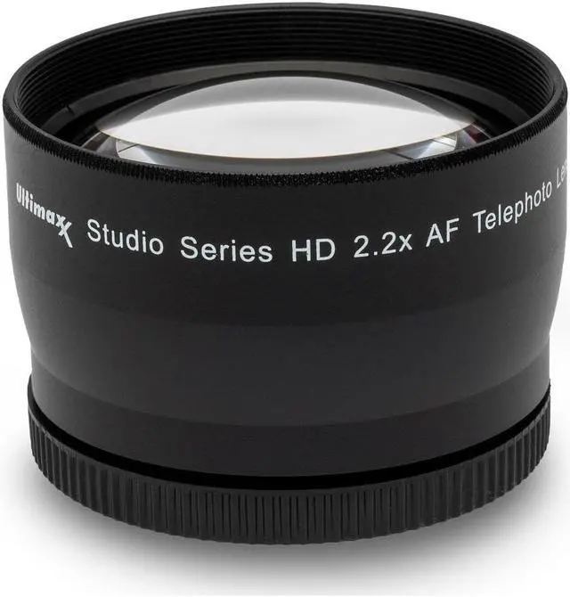 Alt view image 2 of 6 - ULTIMAXX Professional 40.5mm 2.2x HD AF Telephoto Lens for Cameras Camcorders