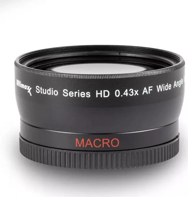 Alt view image 4 of 6 - ULTIMAXX 40.5mm .43x Ultra Fast AF HD Wide Angle Lens for DSLR + Video Recording