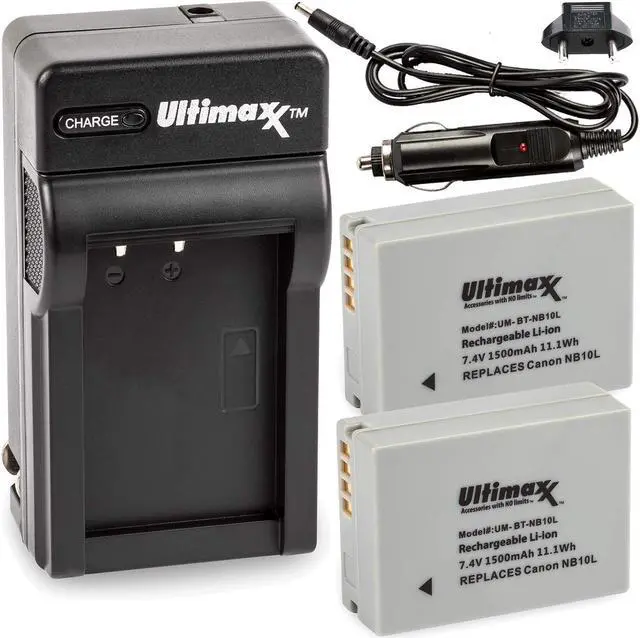 Main image of Replacement NB-10L 1500mAh Lithium Ion Battery for Canon PowerShot G15 G16 G1 X