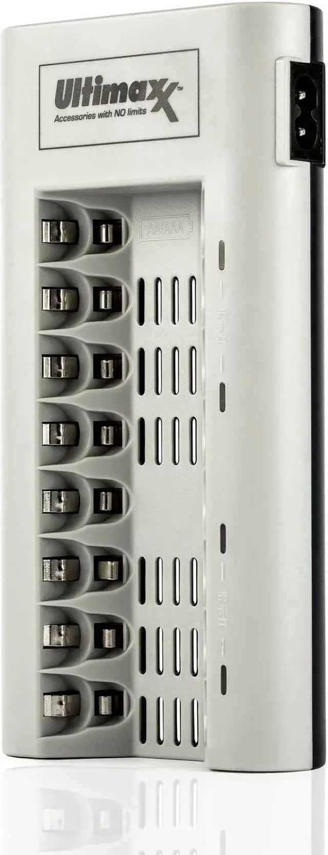 Alt view image 2 of 5 - ULTIMAXX Battery Charger for 8 AA AAA NiMH NiCD Rechargeable Batteries