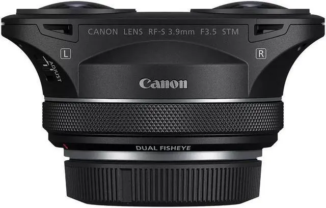 Alt view image 3 of 3 - Canon RF-S 3.9mm f/3.5 STM Dual Fisheye Lens (Canon RF) 6578C002 - 6PC Bundle