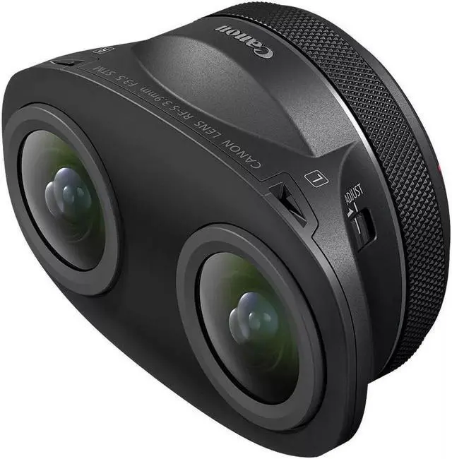 Alt view image 2 of 3 - Canon RF-S 3.9mm f/3.5 STM Dual Fisheye Lens (Canon RF) 6578C002 - 6PC Bundle