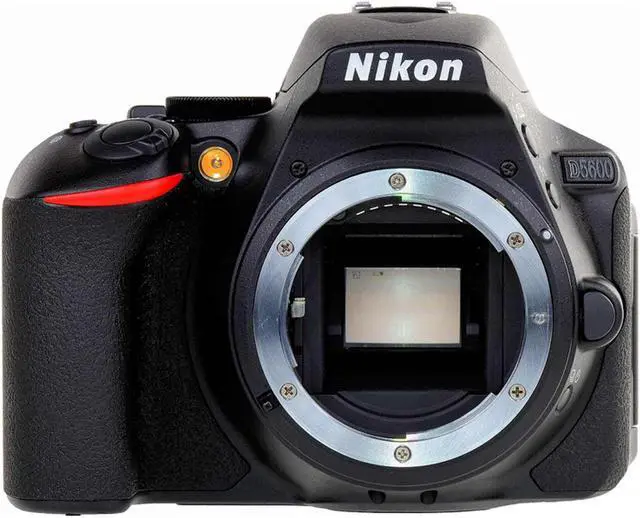 Alt view image 2 of 6 - Nikon D5600 24.2MP DSLR Camera (Body Only) 1575 - 7PC Accessory Bundle