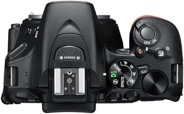 Alt view image 6 of 6 - Nikon D5600 24.2MP DSLR Camera (Body Only) 1575 + 64GB + Flash Bundle