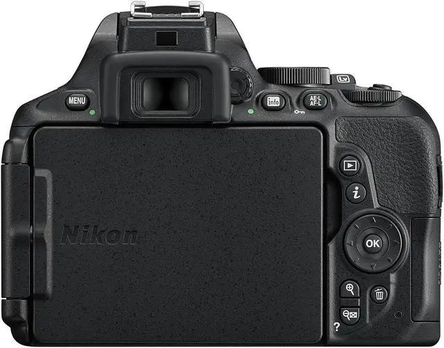 Alt view image 4 of 6 - Nikon D5600 24.2MP DSLR Camera (Body Only) 1575 + 64GB + Flash Bundle