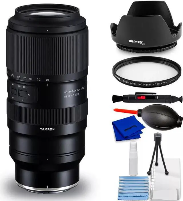 Main image of Tamron 50-400mm f/4.5-6.3 Di III VC VXD Lens (Nikon Z) AFA067Z700 - 7PC Bundle