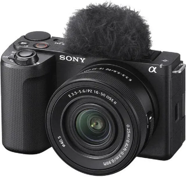 Alt view image 2 of 6 - Sony ZV-E10 II Mirrorless Camera with 16-50mm Lens (Black) - 10PC Accessory Kit