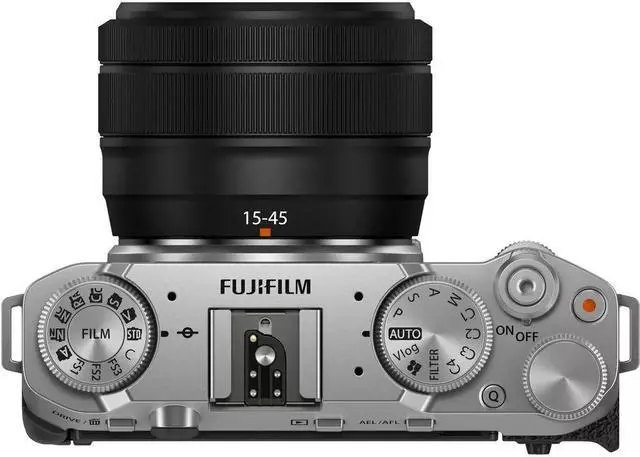 Alt view image 5 of 6 - FUJIFILM X-M5 Mirrorless Camera with XC 15-45mm Lens (Silver) - 12PC Bundle