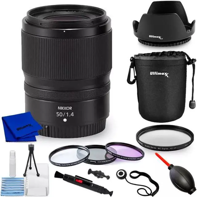 Main image of Nikon NIKKOR Z 50mm f/1.4 Lens (Nikon Z) 20128 - 10PC Accessory Bundle