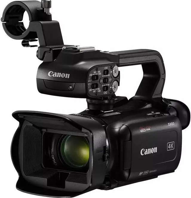 Alt view image 2 of 5 - Canon XA60 Professional UHD 4K Camcorder PAL 5733C002 - Essential Video Bundle