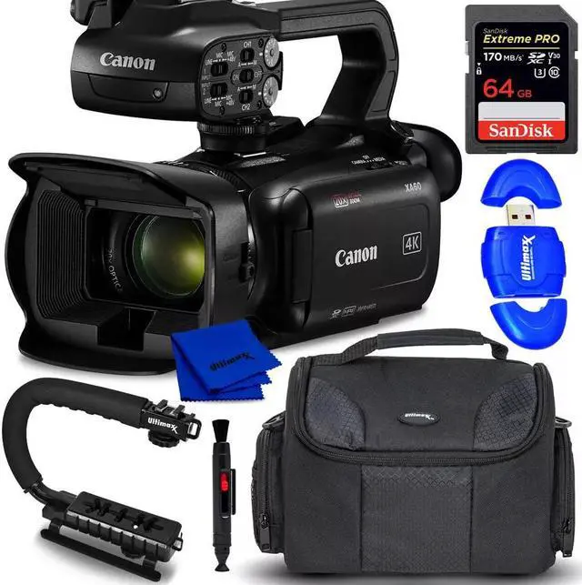Main image of Canon XA60 Professional UHD 4K Camcorder PAL 5733C002 - Essential Video Bundle