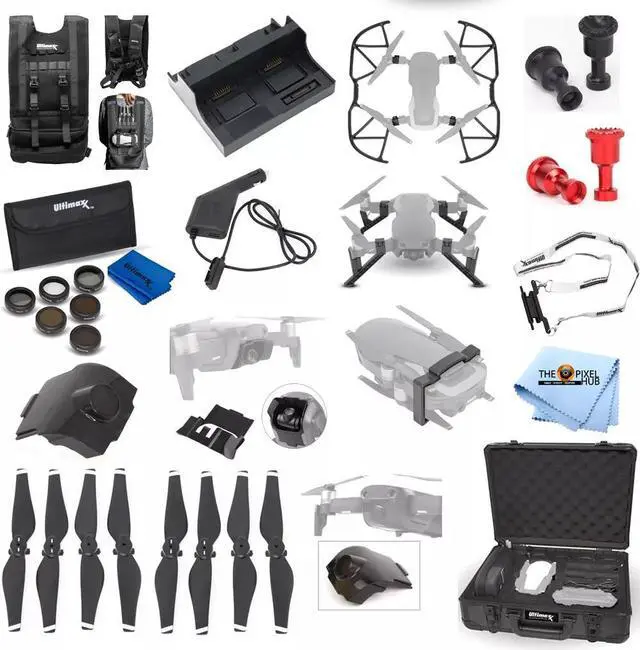 Main image of Mavic Air Accessory Bundle Includes Case Vest Props Filter Kit Charger +More