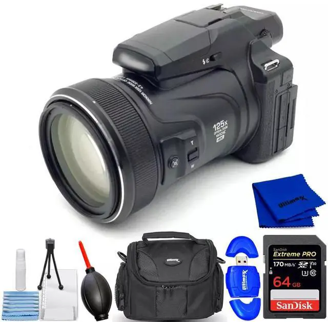 Main image of Nikon COOLPIX P1100 Digital Camera 26541 - 7PC Accessory Bundle