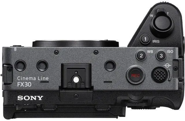 Alt view image 4 of 5 - Sony FX30 Digital Cinema Camera with XLR-H1 Handle Unit - 64GB Accessory Kit
