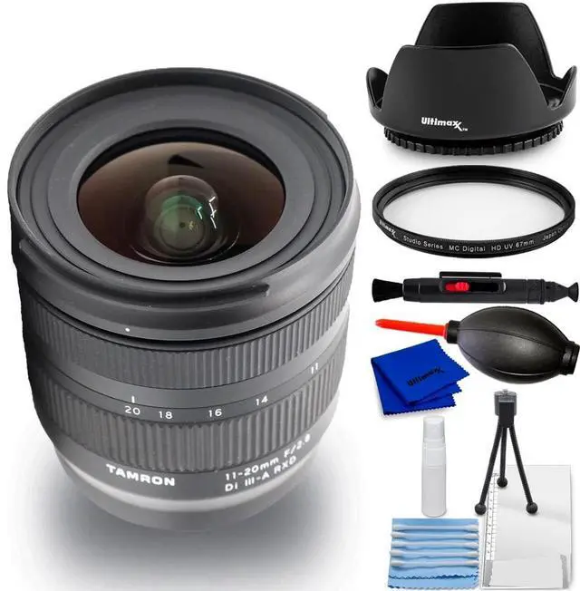 Main image of Tamron 11-20mm f/2.8 Di III-A RXD Lens (FUJIFILM X) - 7PC Accessory Bundle
