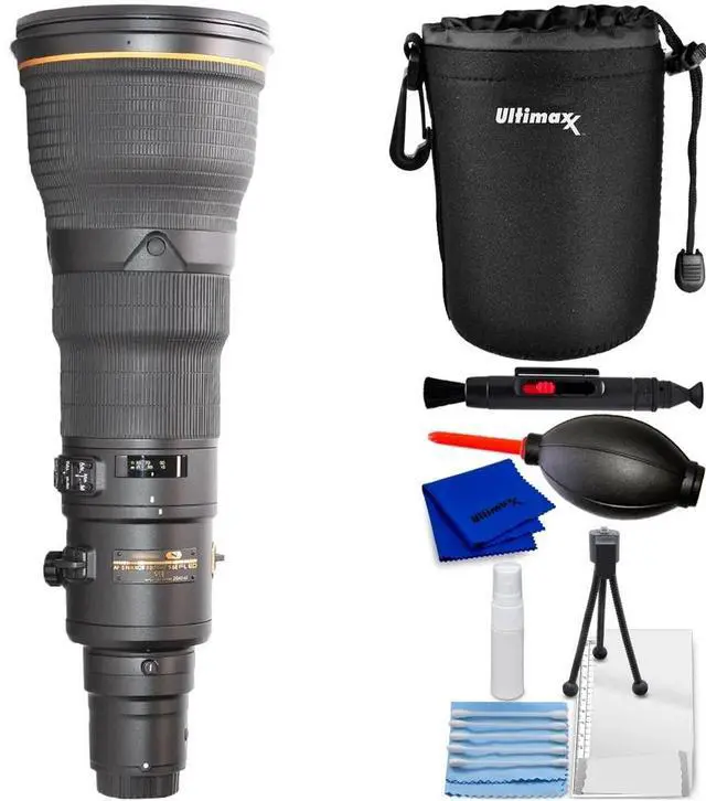 Main image of Nikon AF-S NIKKOR 800mm f/5.6E FL ED VR Lens 2205 - 7PC Accessory Bundle