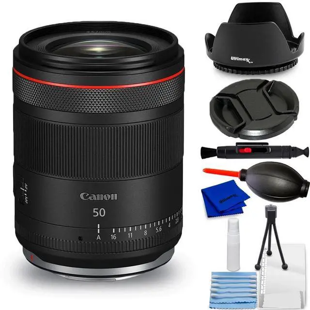 Main image of Canon RF 50mm f/1.4 L VCM Lens (Canon RF) 6908C002 - 7PC Accessory Bundle