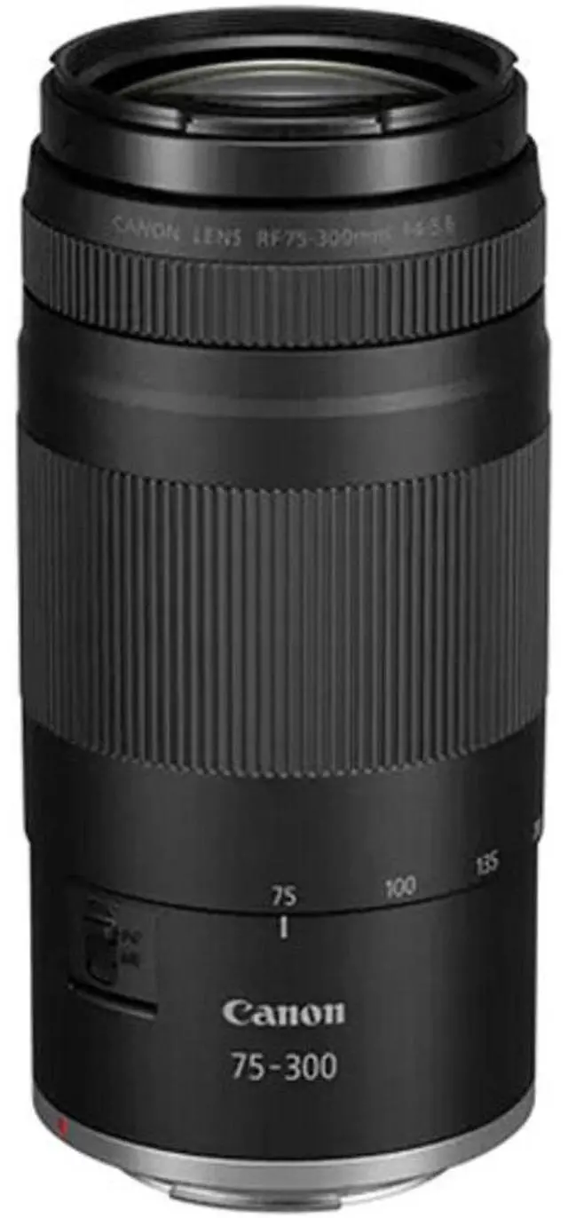 Alt view image 2 of 3 - Canon RF 75-300mm f/4-5.6 Lens 7155C002 - 9PC Accessory Bundle