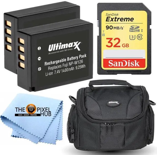 Main image of Battery Accessory Bundle Kit for Fujifilm X100VI XT50 XT30 II X-Pro3