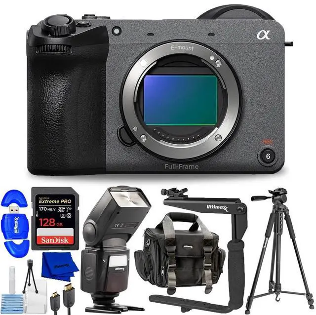 Main image of Sony FX2 Digital Cinema Camera (Body) ILME-FX2B - 128GB Accessory Bundle
