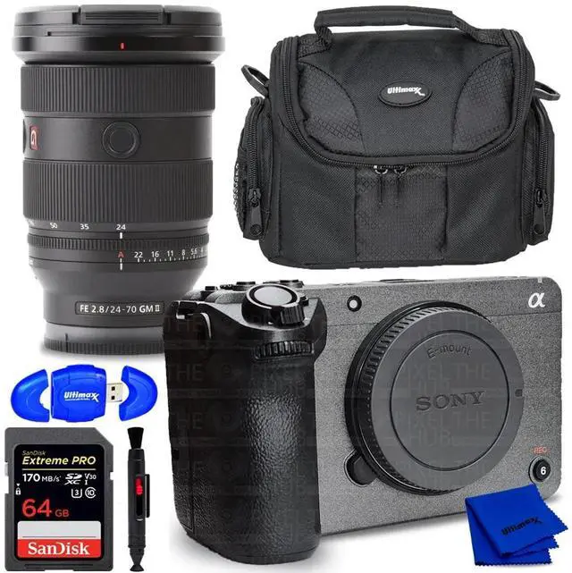 Main image of Sony FX30 Digital Cinema Camera and Sony FE 24-70mm f/2.8 GM II Lens Kit